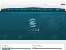 Tablet Screenshot of confed.pk